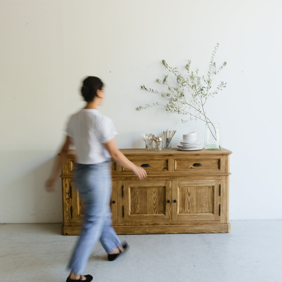 Buffet et bahut en bois récupéré