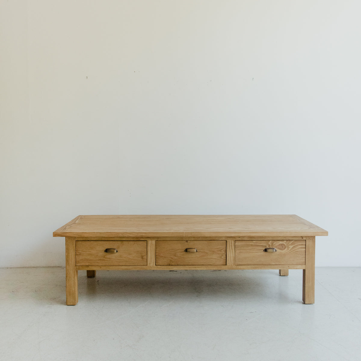 Table basse en planche à pain en bois récupéré