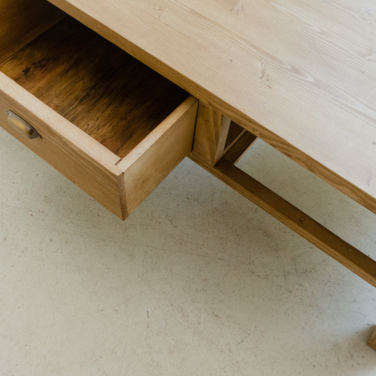 Table basse en planche à pain en bois récupéré