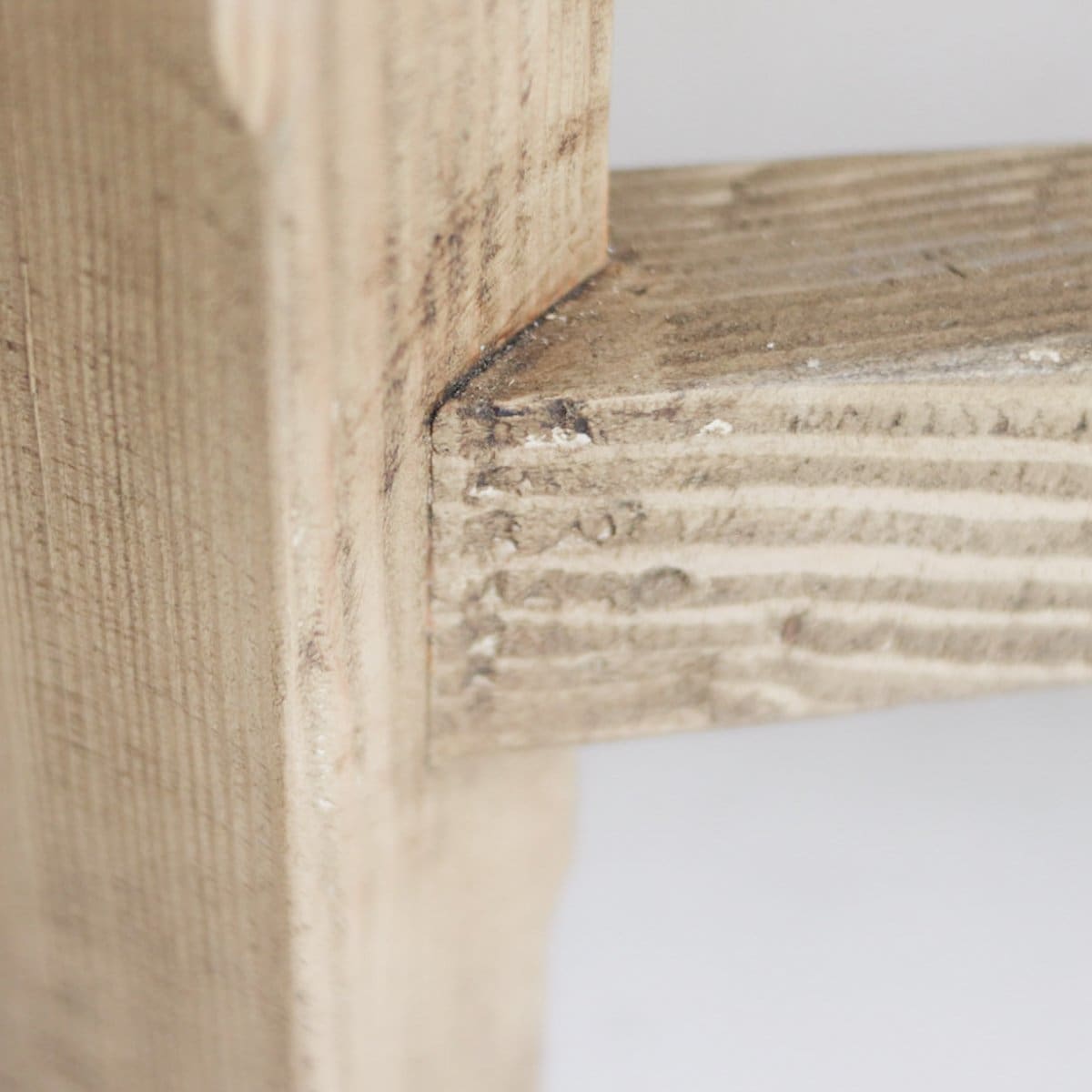 Table de travail en bois récupéré de style ferme