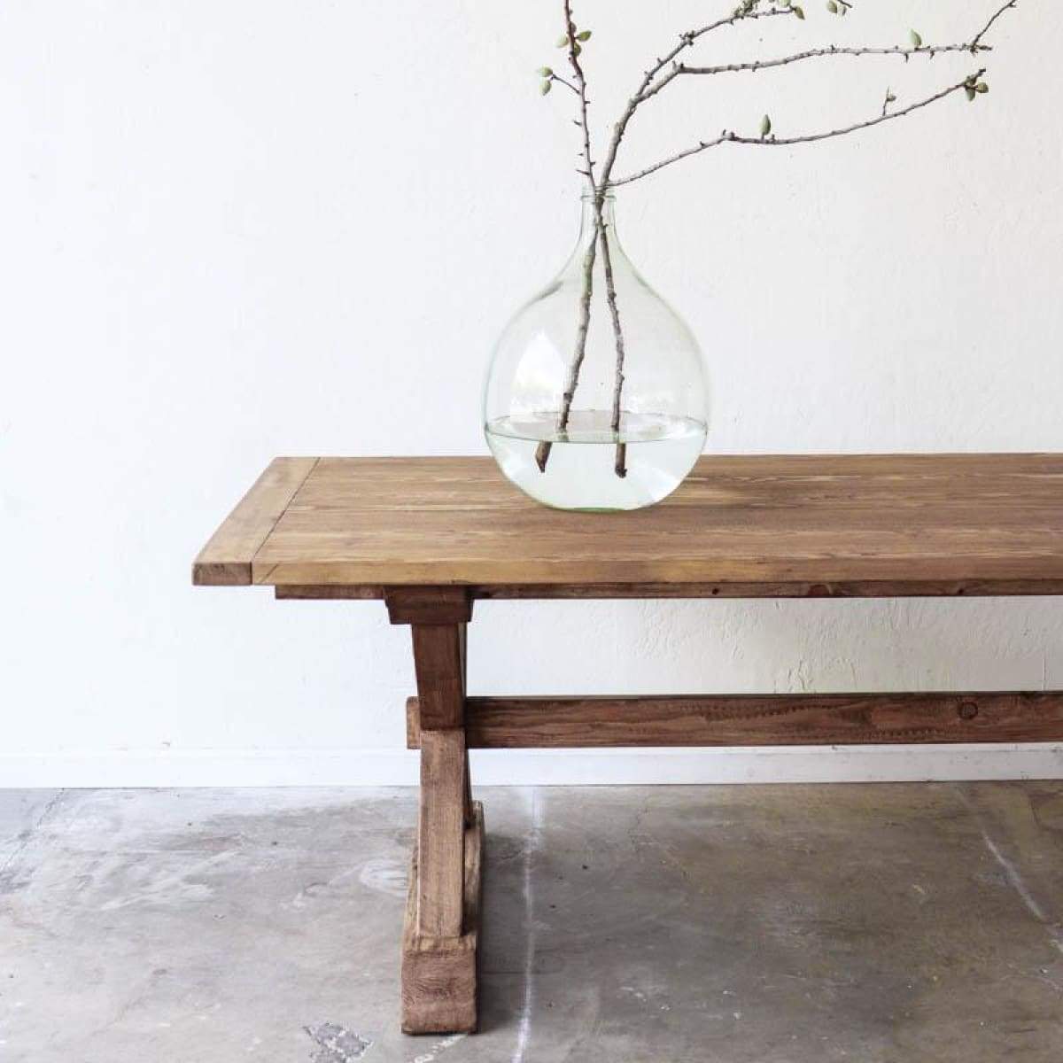 Table de ferme en bois récupéré Forager
