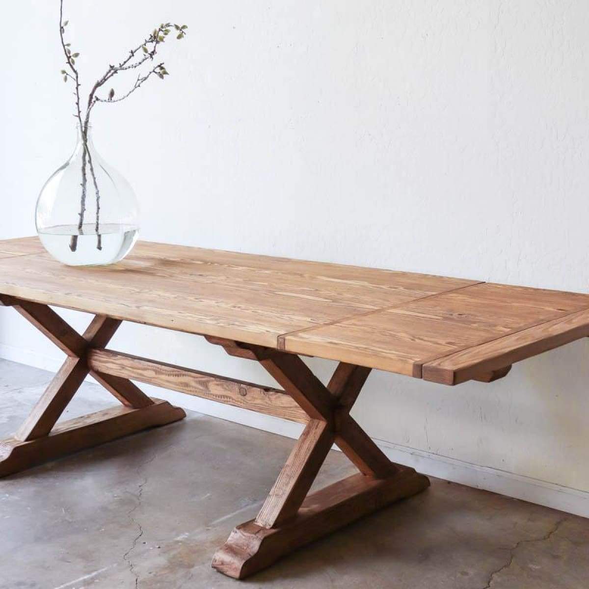 Table de ferme en bois récupéré Forager