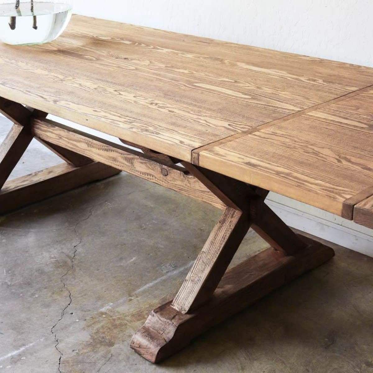 Table de ferme en bois récupéré Forager