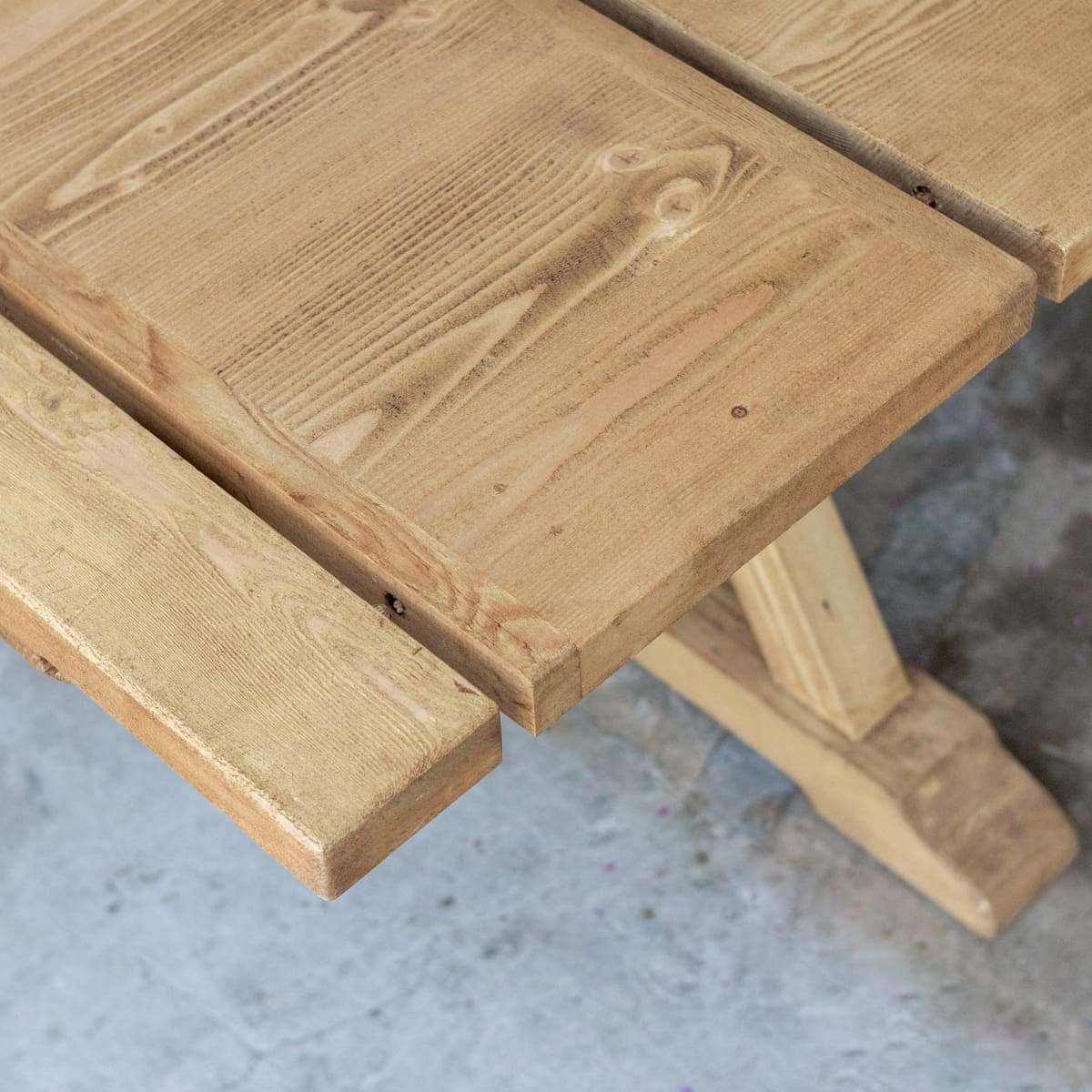 Table de ferme Forager en bois recyclé | Édition Slim