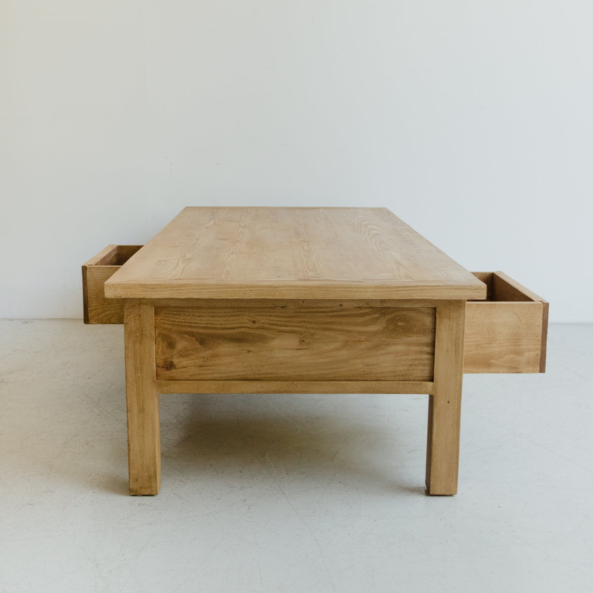 Table basse en planche à pain en bois récupéré
