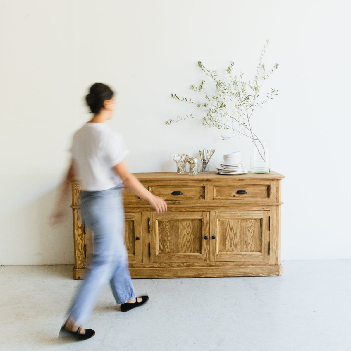 Buffet et bahut en bois récupéré