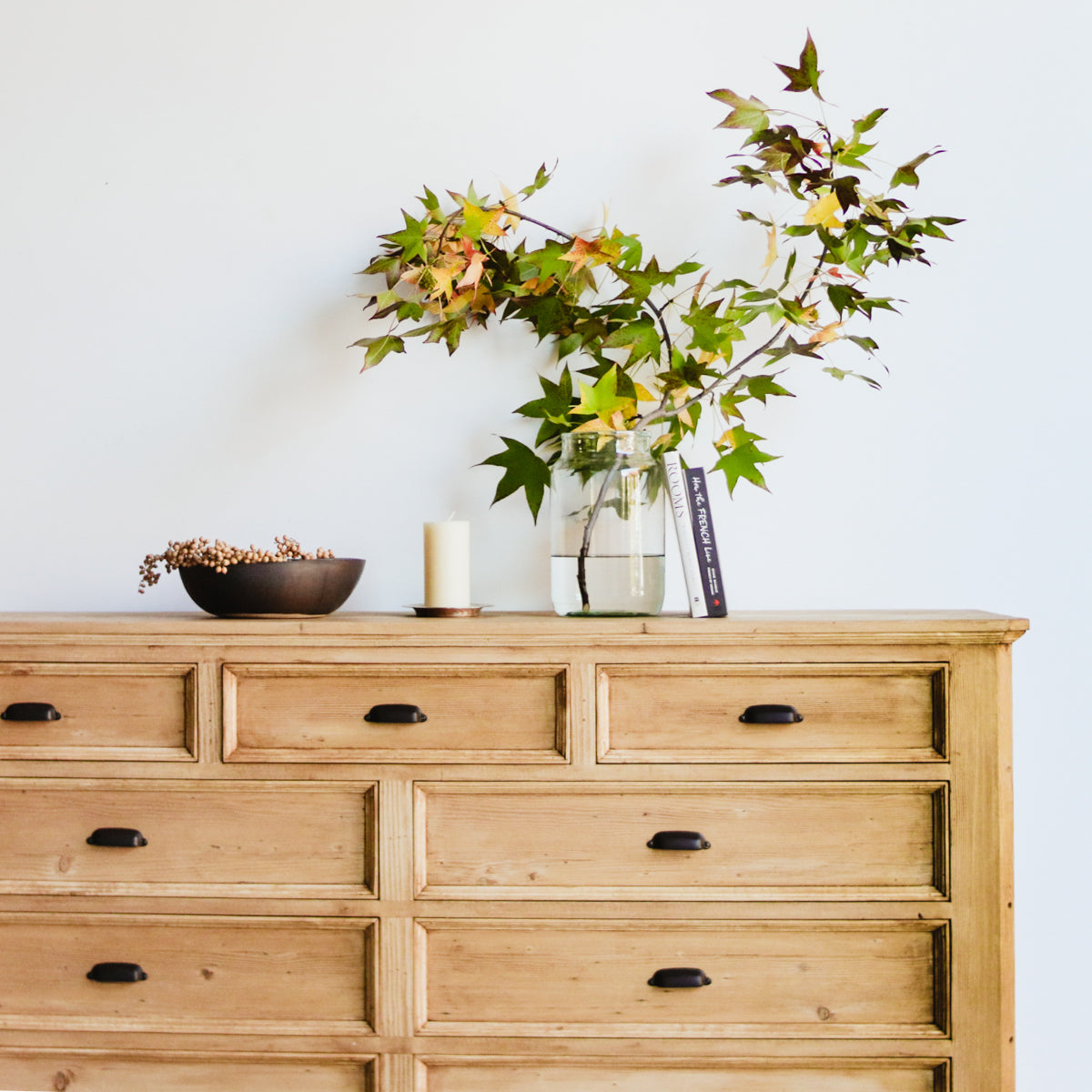 Commode en bois récupéré