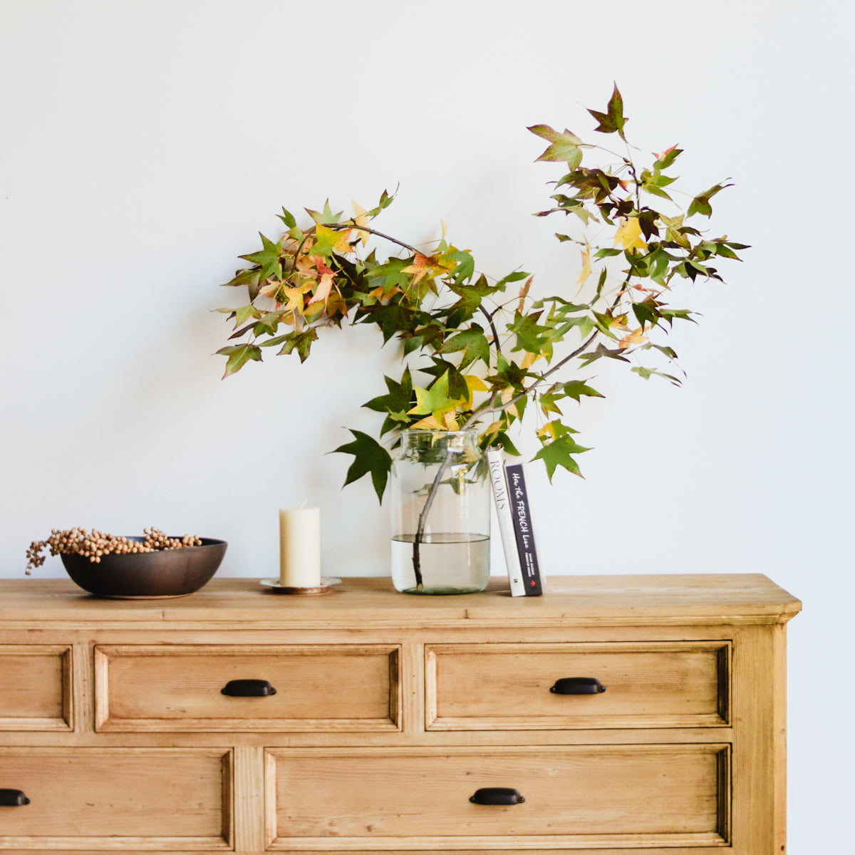 Commode en bois récupéré