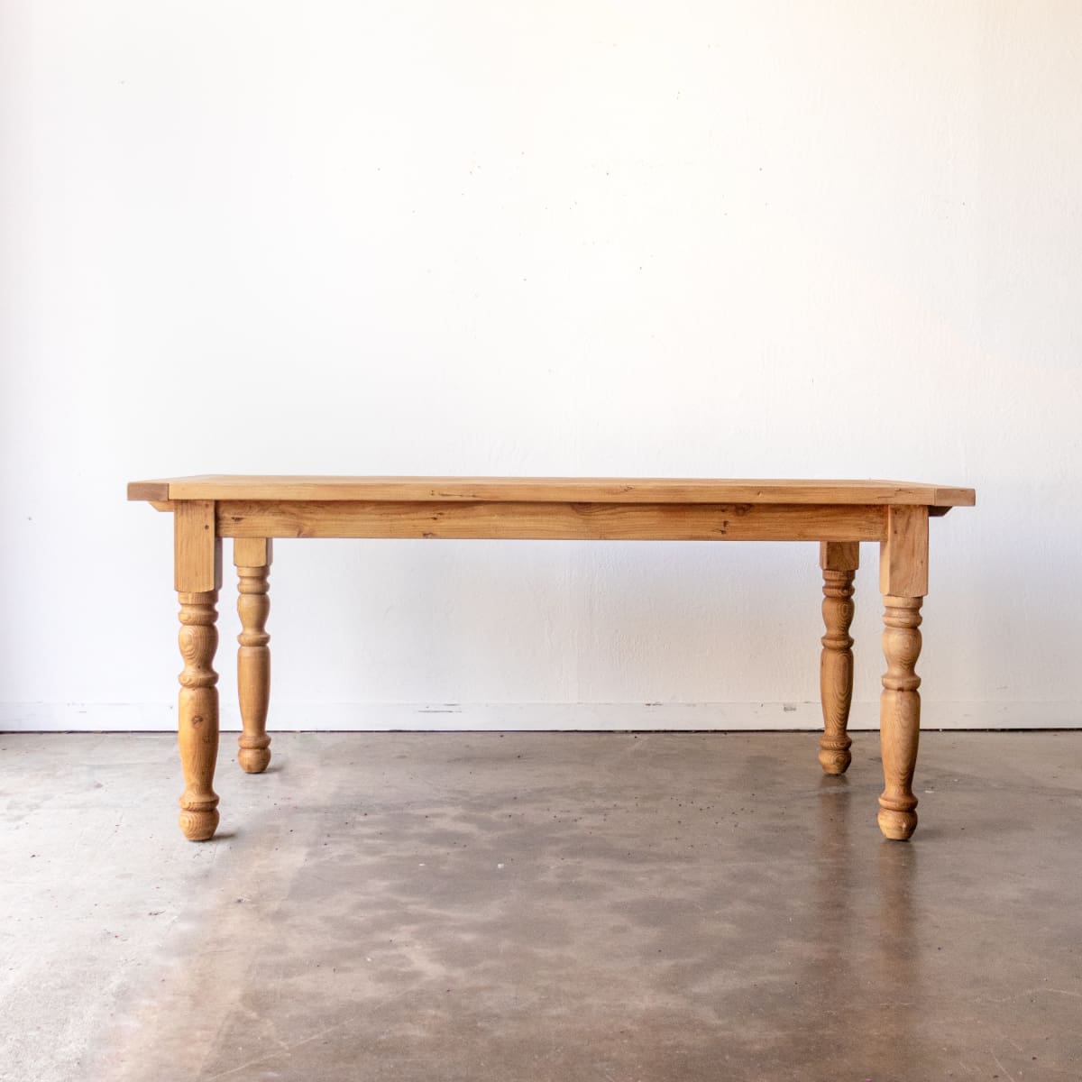 Table de ferme en bois récupéré | Édition Slim
