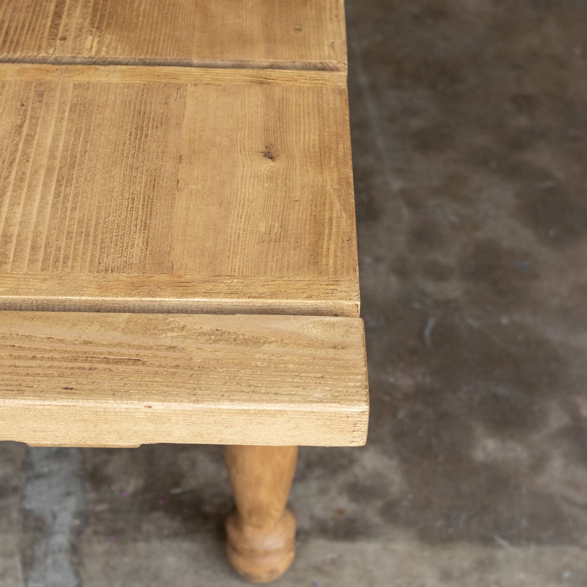 Table de ferme en bois récupéré | Édition Slim