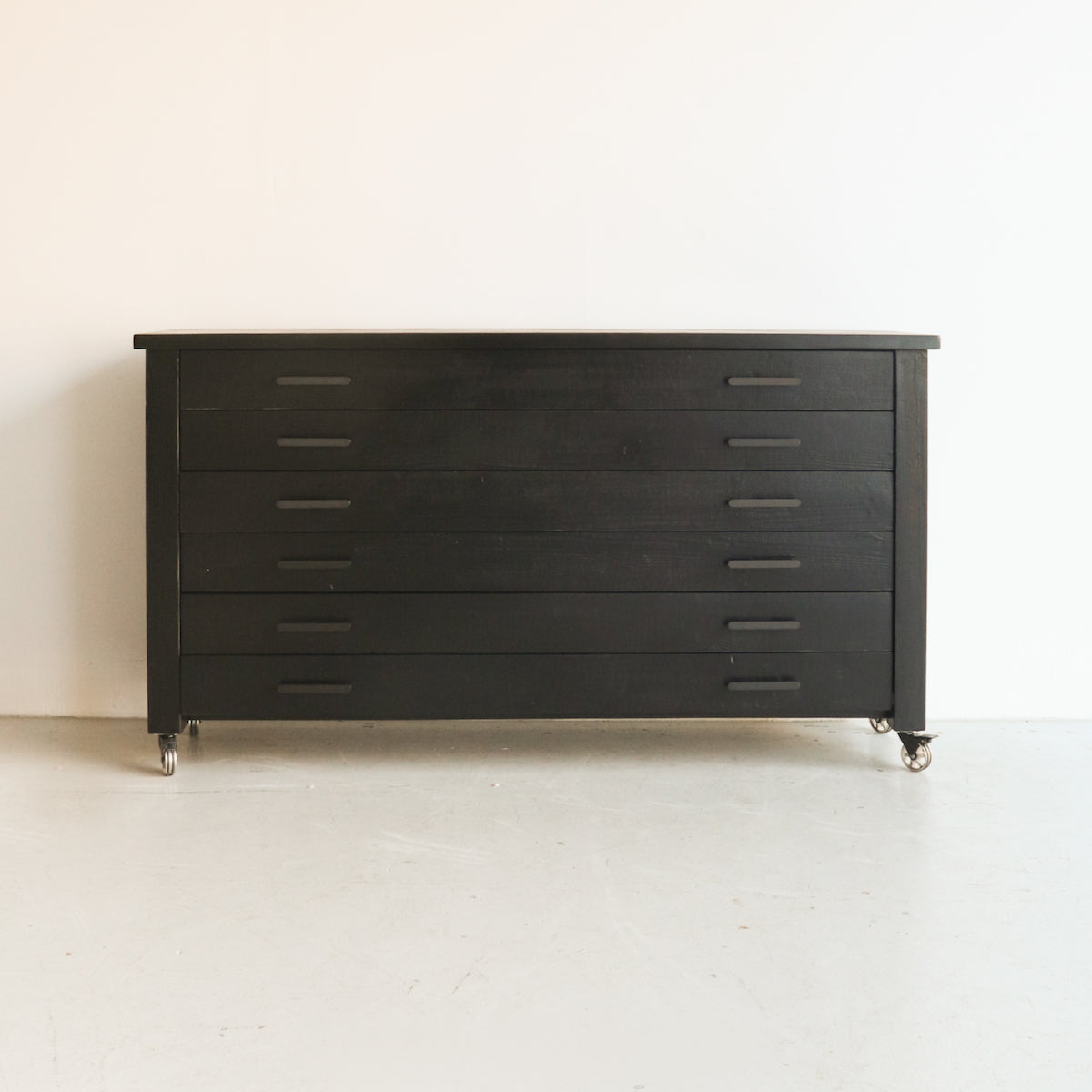 Console de coffre à cartes en bois récupéré