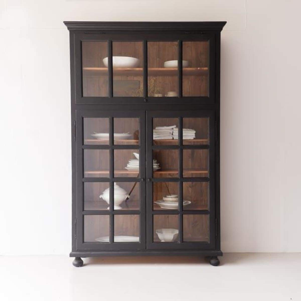 Armoire à imposte en bois récupéré