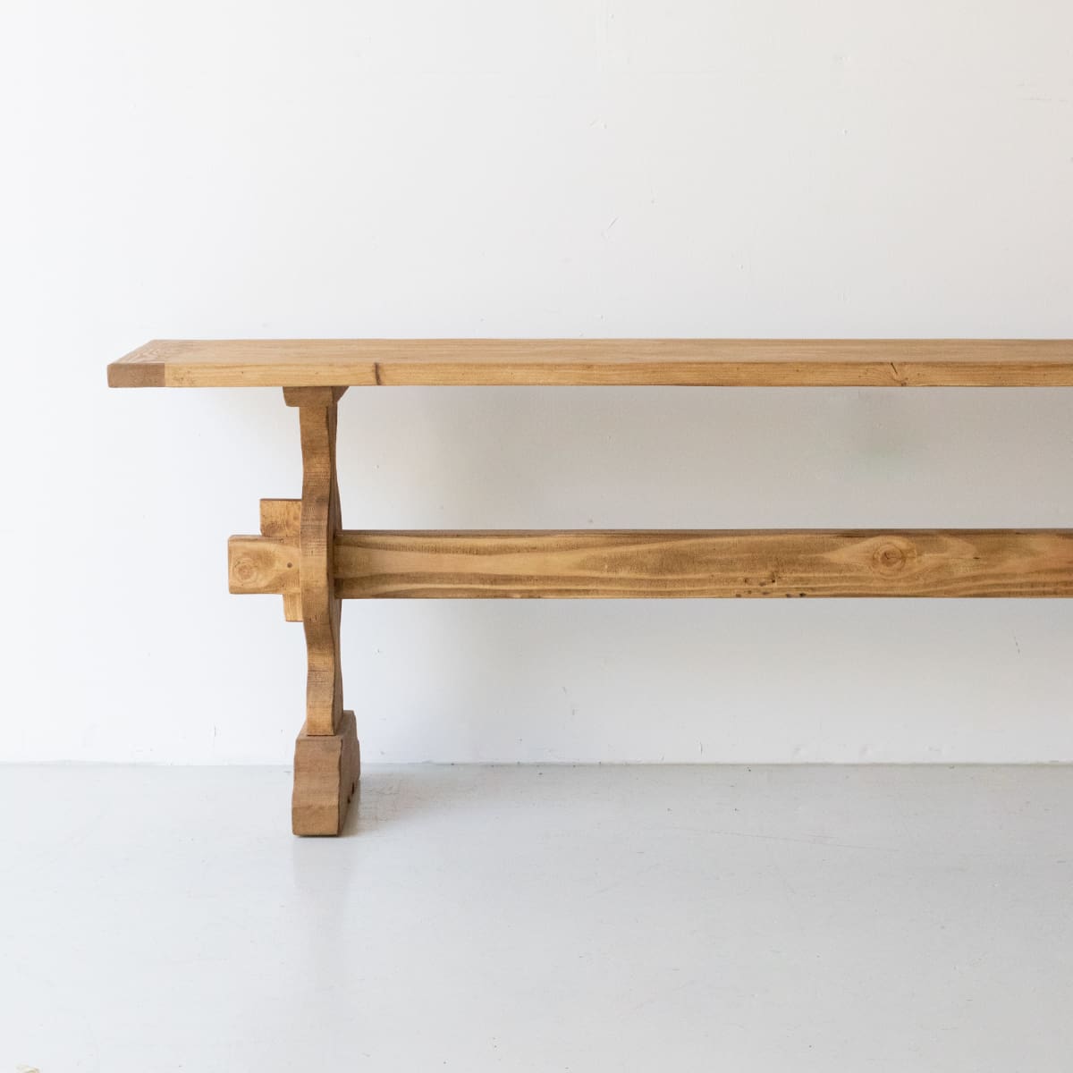 Console de monastère en bois récupéré