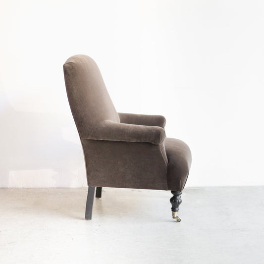 Fauteuil Bellecour | Chocolat Velours Emile