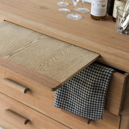 Commode du milieu du siècle avec planches à pain