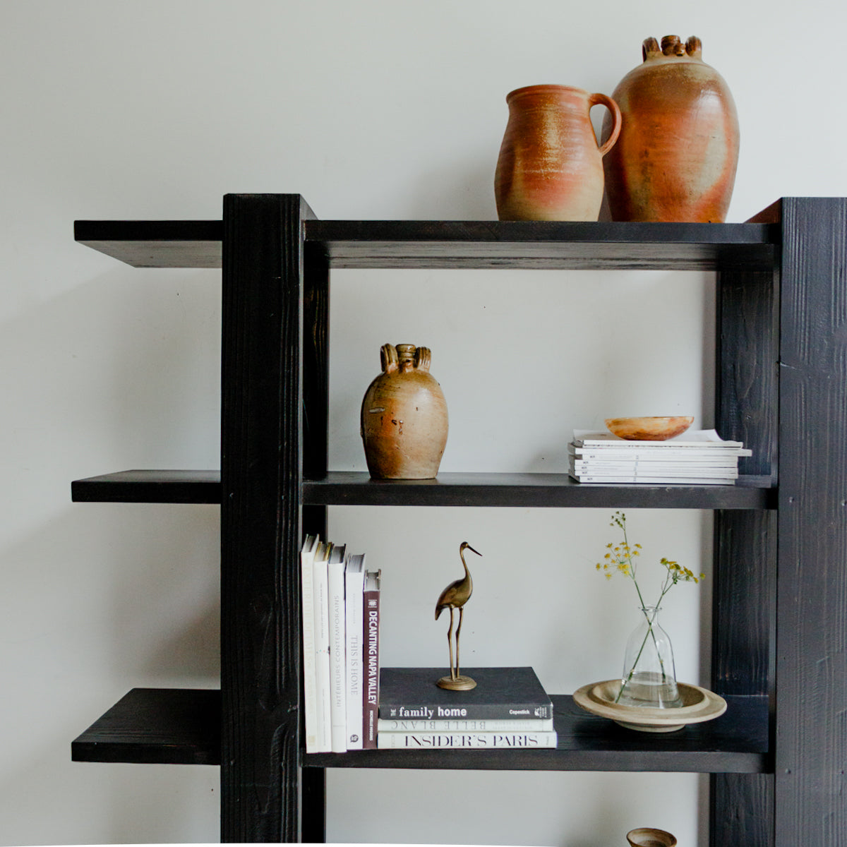 Bibliothèque en bois récupéré Melrose