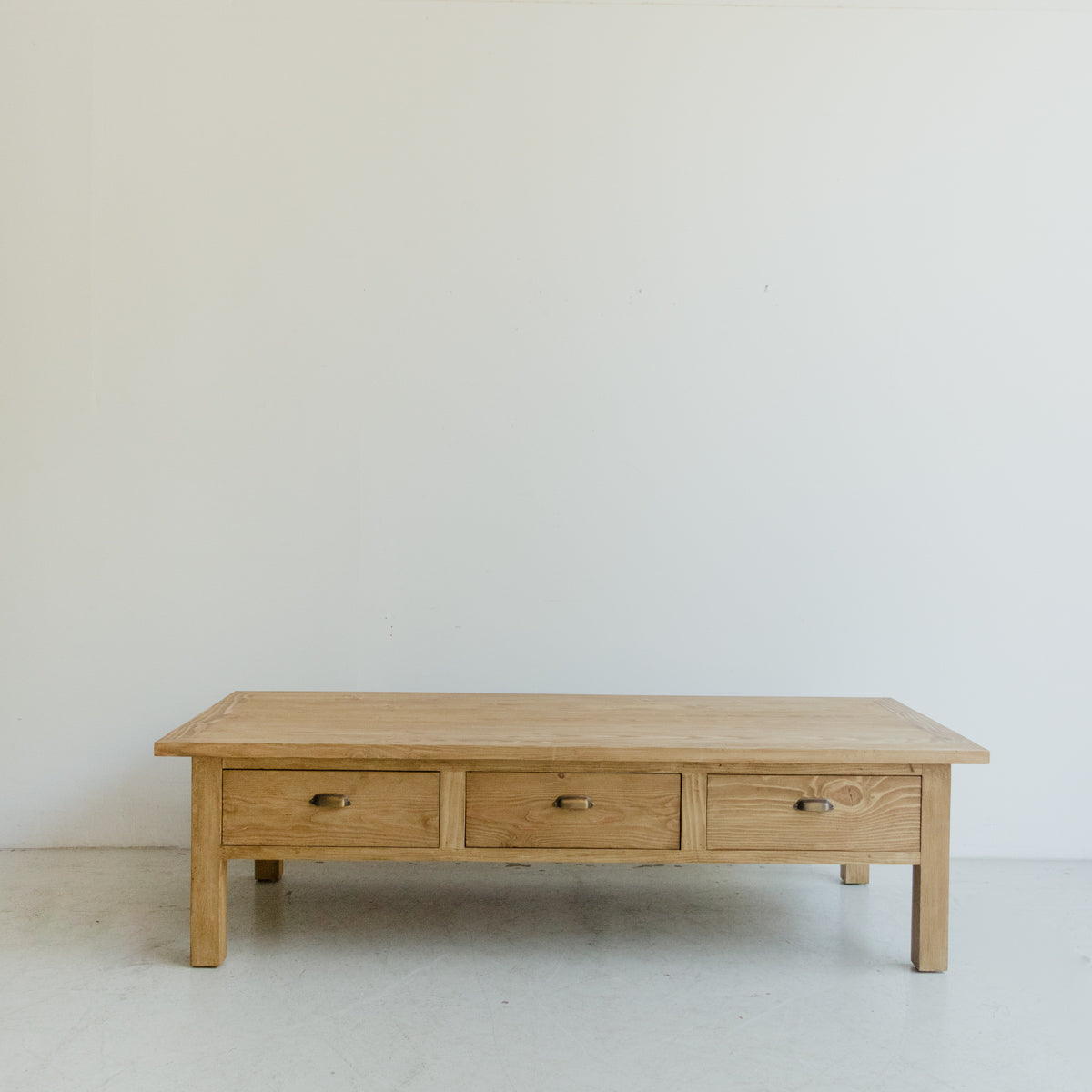 Table basse en planche à pain en bois récupéré