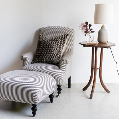 Fauteuil et ottoman Bellecour