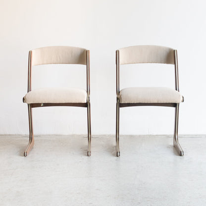 Paire de chaises Baumann Kangaroo