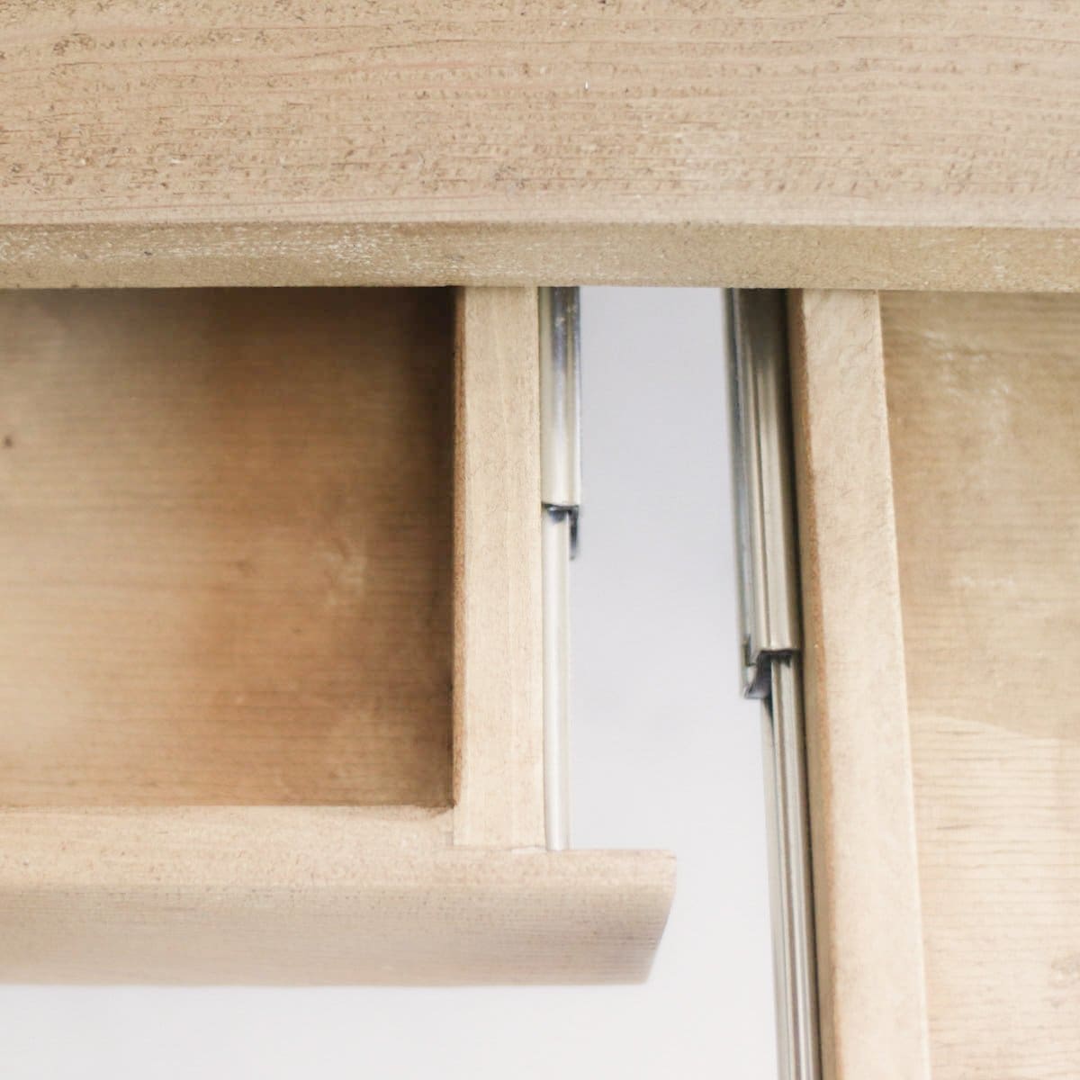 Table de travail en bois récupéré de style ferme