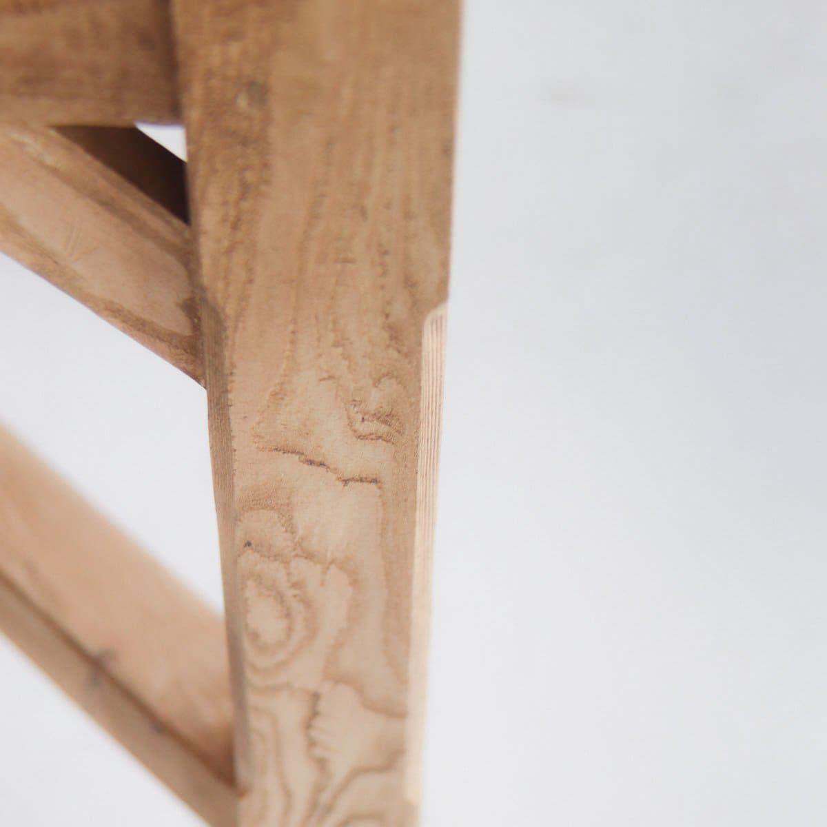Table de travail en bois récupéré de style ferme
