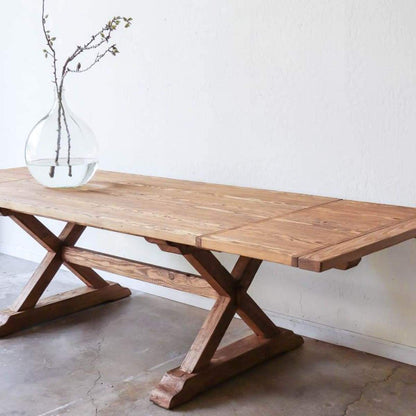 Table de ferme en bois récupéré Forager