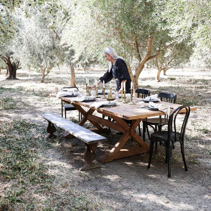 Table de ferme en bois récupéré Forager