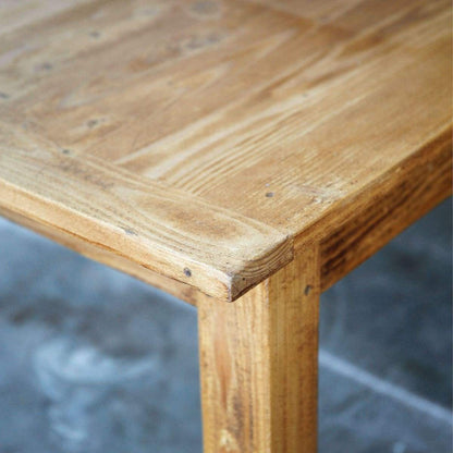 Table de ferme en bois récupéré d'inspiration française