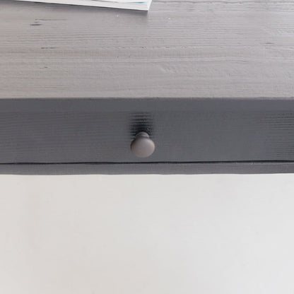 Bureau partenaire en bois récupéré d'inspiration française