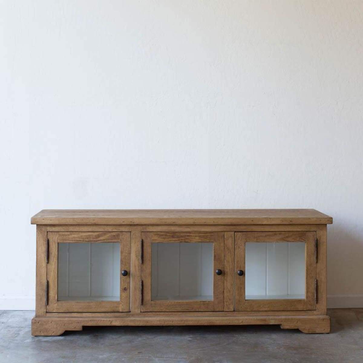 Armoire à porcelaine en bois récupéré