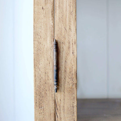 Armoire à porcelaine en bois récupéré