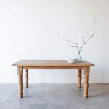 Table de ferme en bois récupéré