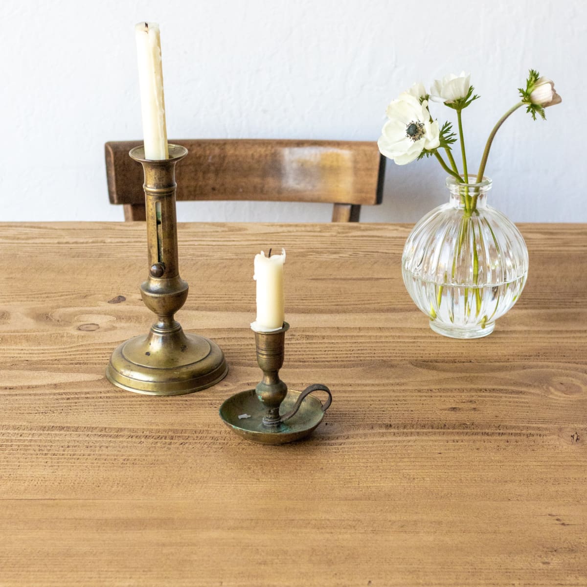 Table de ferme en bois récupéré | Édition Slim
