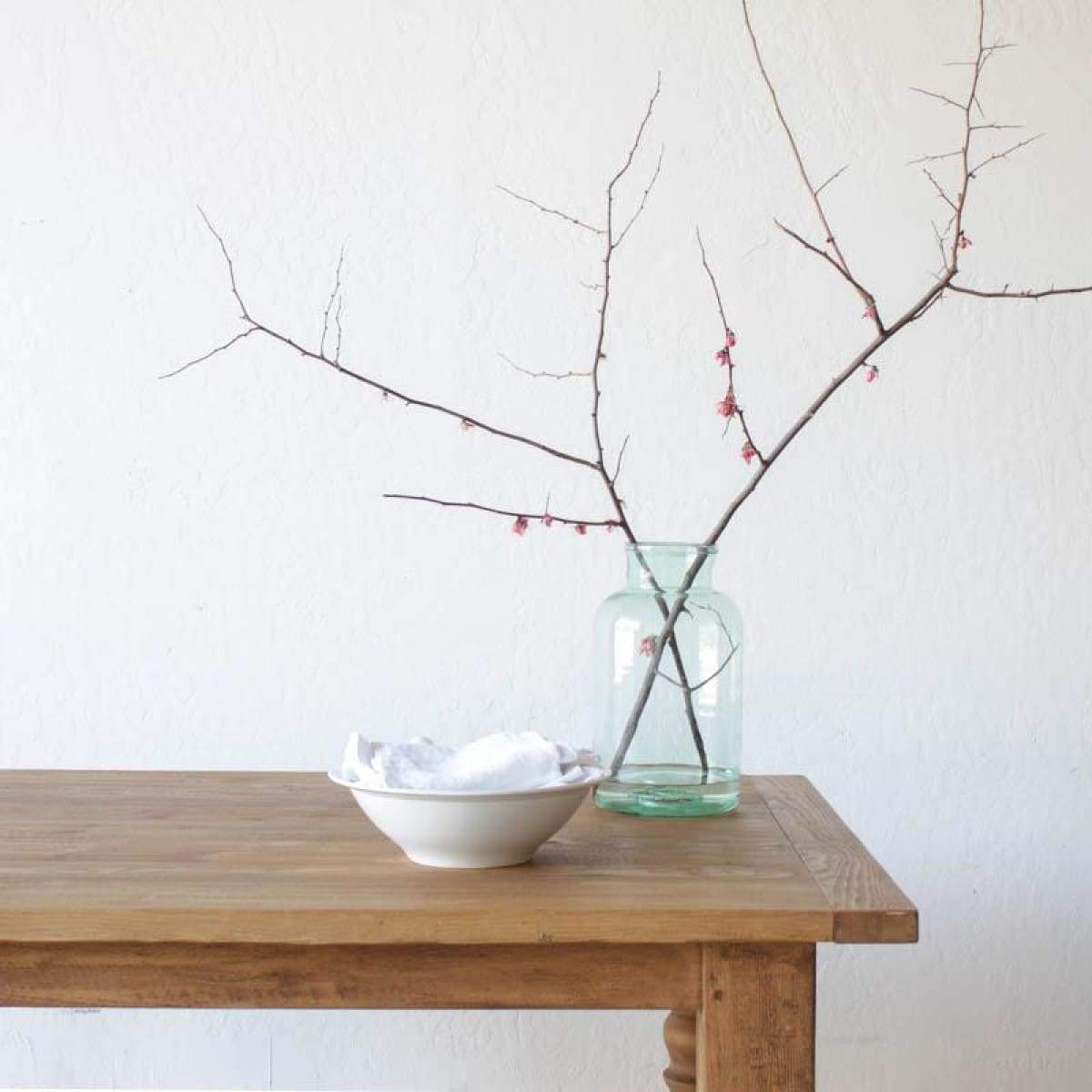 Table de ferme en bois récupéré | Édition Slim