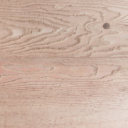 Banc de ferme ovale en bois récupéré