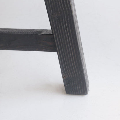 Table à manger ronde en bois récupéré