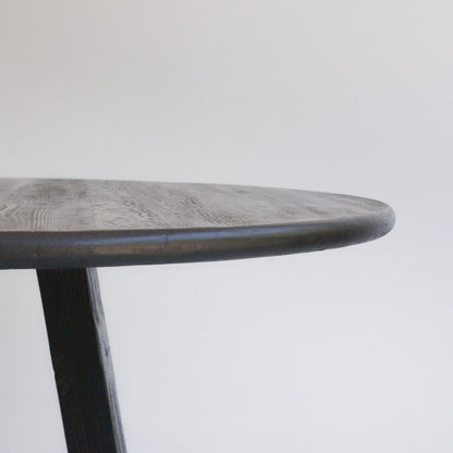 Table à manger ronde en bois récupéré