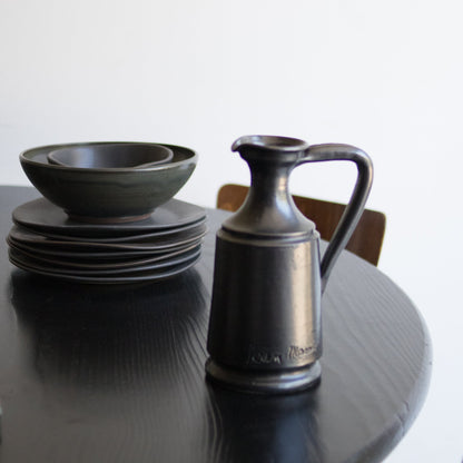 Table à manger ronde en bois récupéré