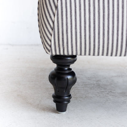 Fauteuil et ottoman Bellecour